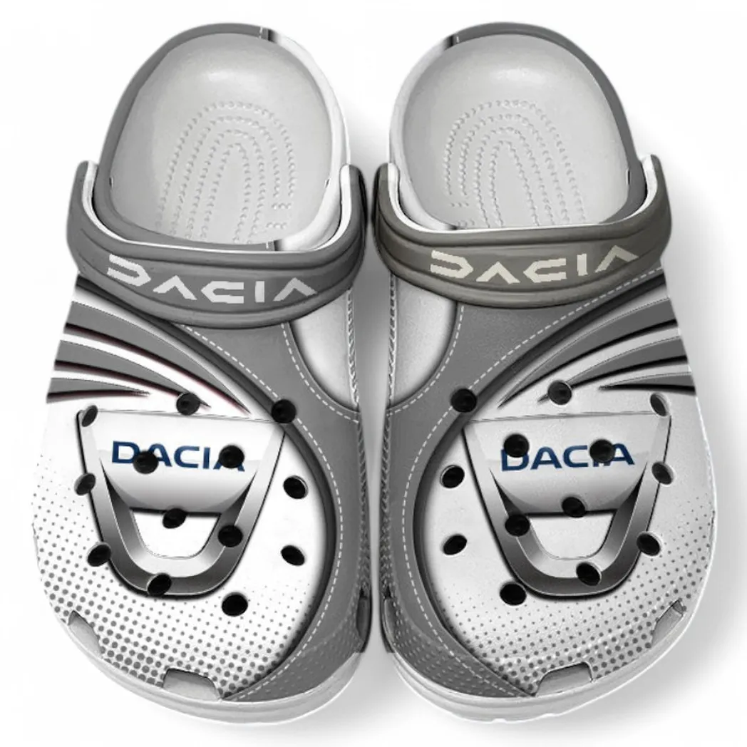Dacia Crocs Sandals For Men Women, Gift For Dacia Fan CAR181031525725 - Gray