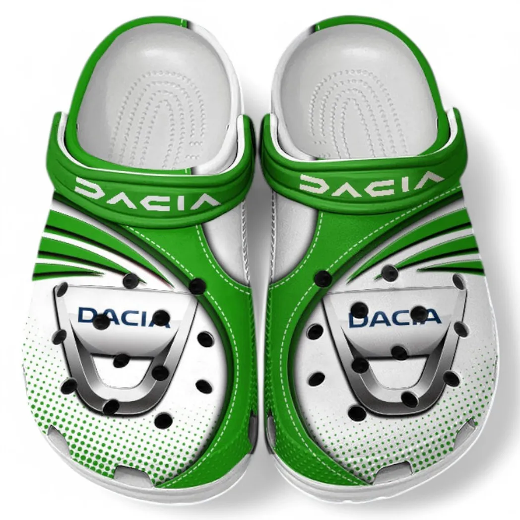 Dacia Crocs Sandals For Men Women, Gift For Dacia Fan CAR181031525725 - Green