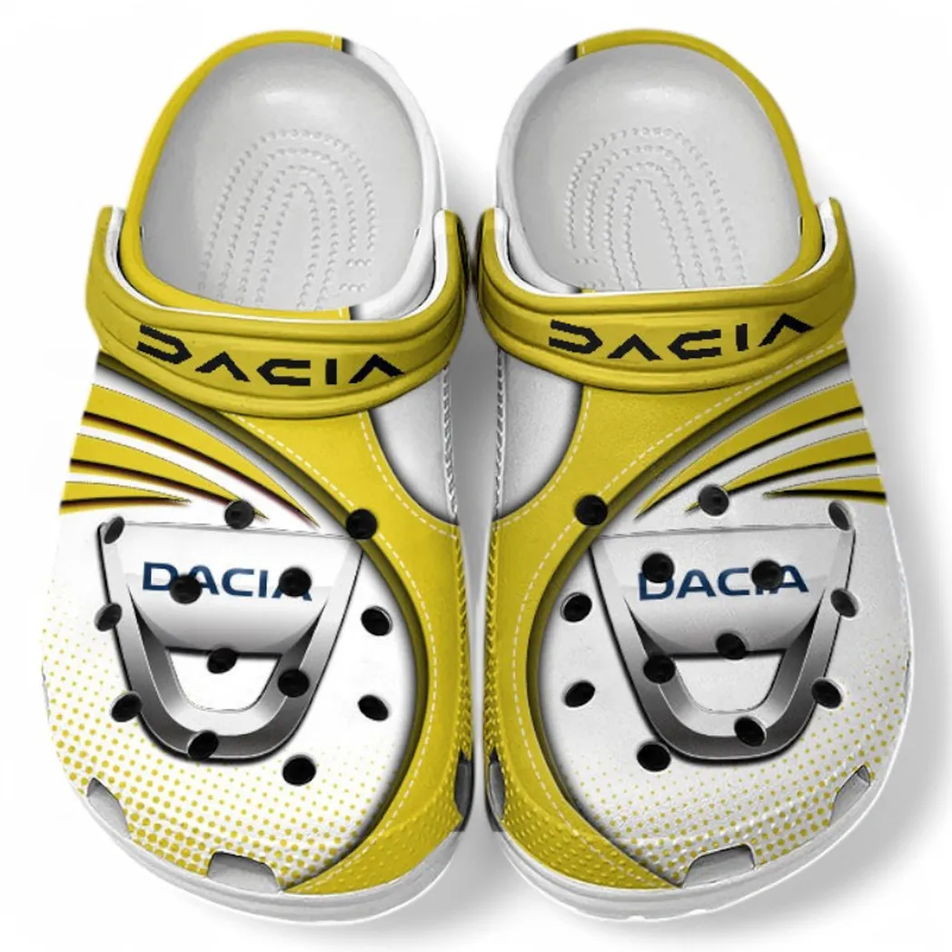Dacia Crocs Sandals For Men Women, Gift For Dacia Fan CAR181031525725 - Yellow
