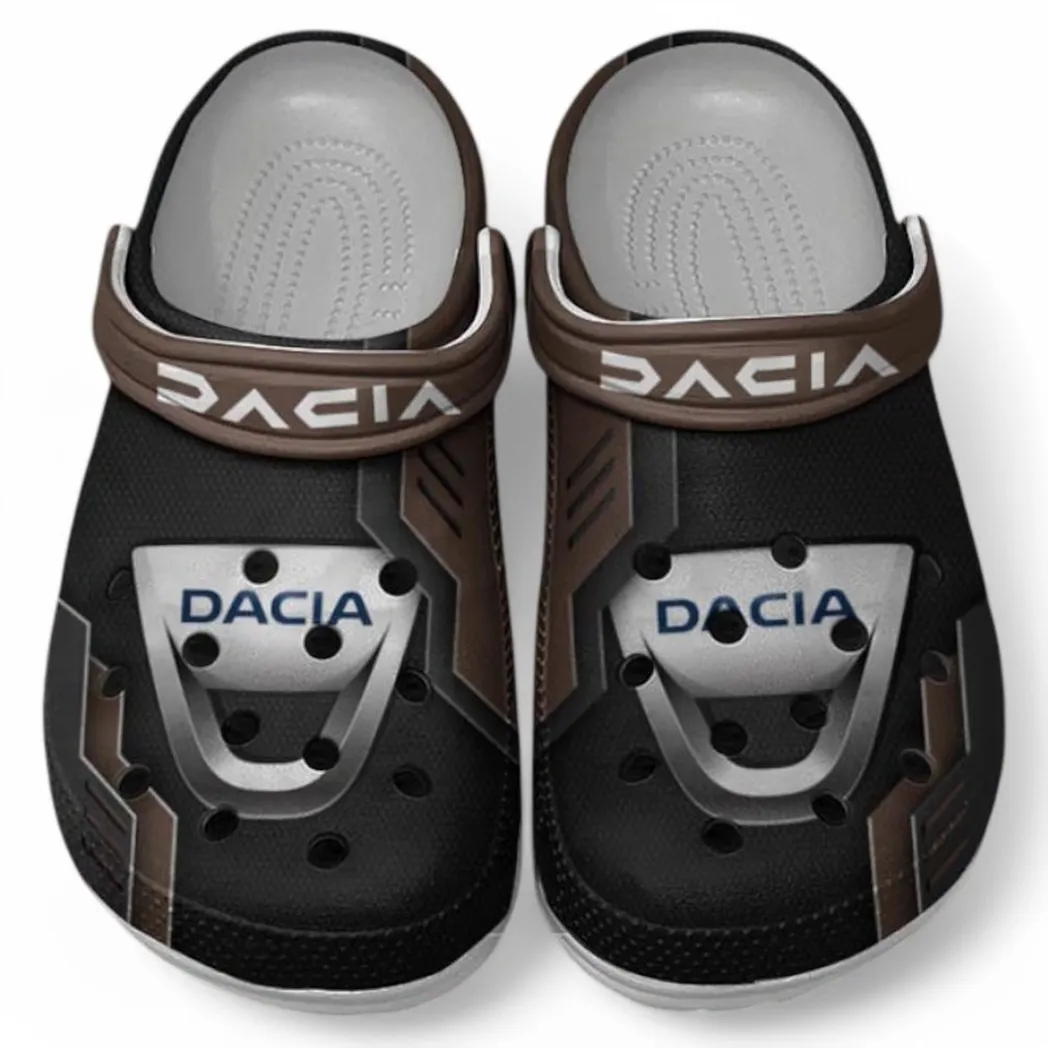 Dacia Crocs Shoes, Clogs Men Women, Gift For Dacia Fan CAR185031525242 - Brown