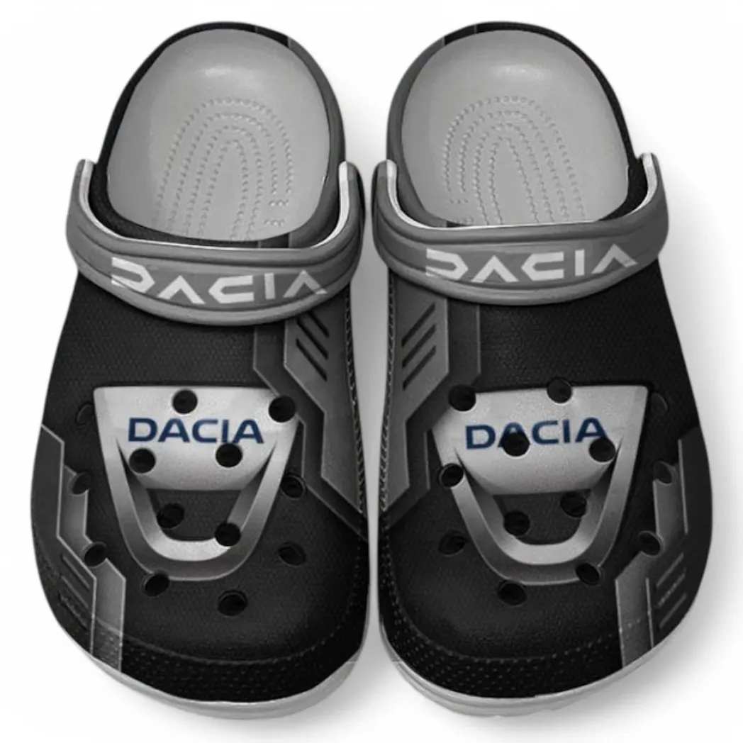 Dacia Crocs Shoes, Clogs Men Women, Gift For Dacia Fan CAR185031525242 - Gray