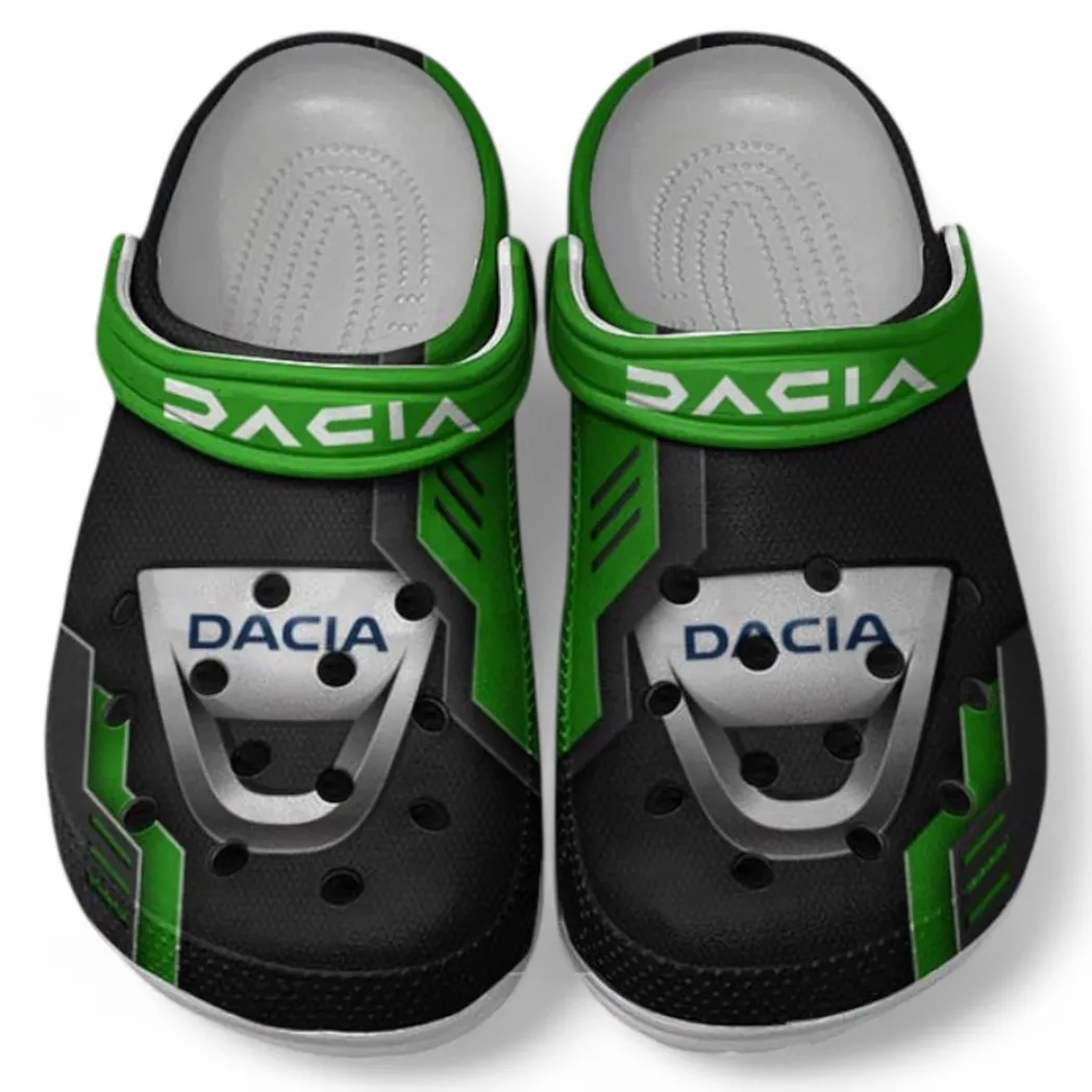 Dacia Crocs Shoes, Clogs Men Women, Gift For Dacia Fan CAR185031525242 - Green