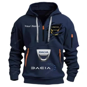 dacia half zip hoodie car113021425845 best gift for him husband boyfriend navy rmspo
