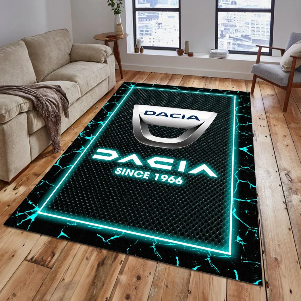 dacia rug gift for dacia lovers gift for him husband boyfriend car5202192519 cyan