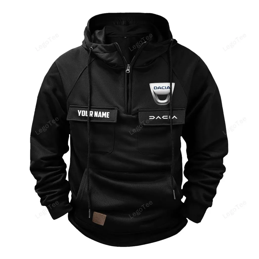 dacia tactical quarter zip hoodie gift for dacia lovers gift for him husband boyfriend black car109021425359 2 4qlai