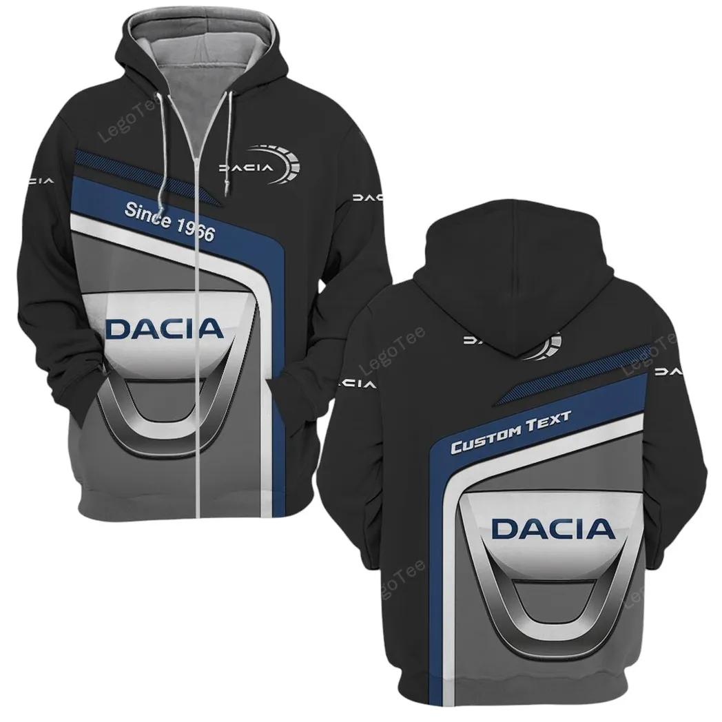 dacia zipper hoodie gift for dacia lovers gift for him husband boyfriend car11103032517