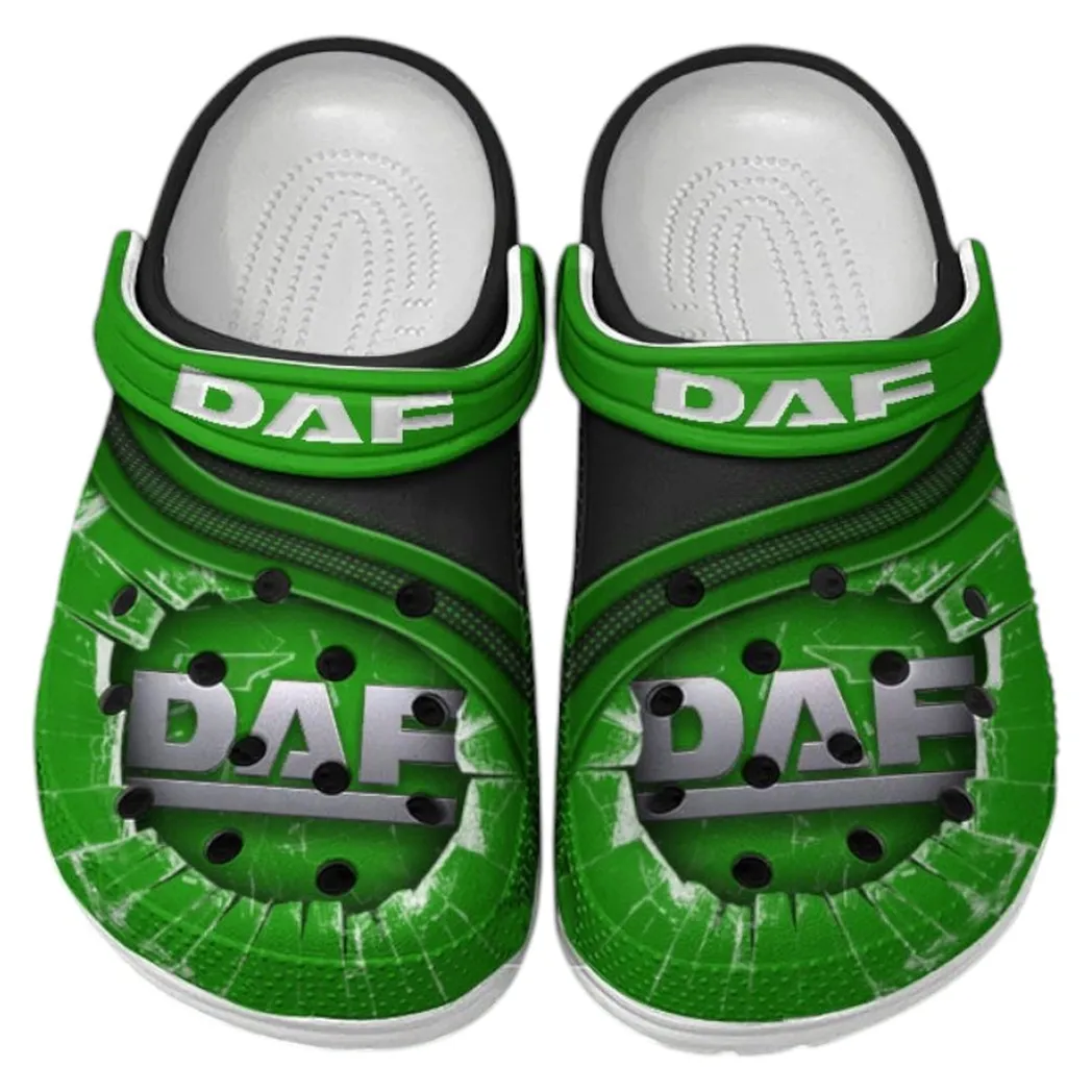 DAF Crocs Clogs Men Women, Gift For DAF Fan CAR188032025144 - Green