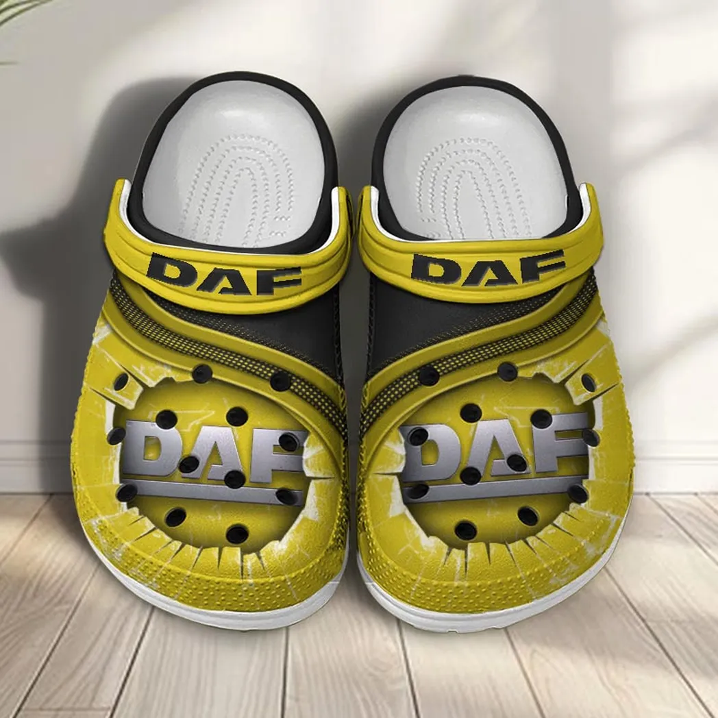 daf crocs clogs men women gift for daf fan car188032025144 yellow uicvi