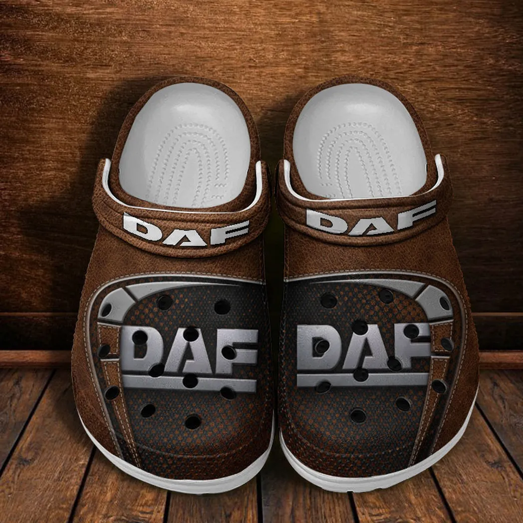 daf crocs sandals for men women gift for daf fan car177031425579 brown btvbr