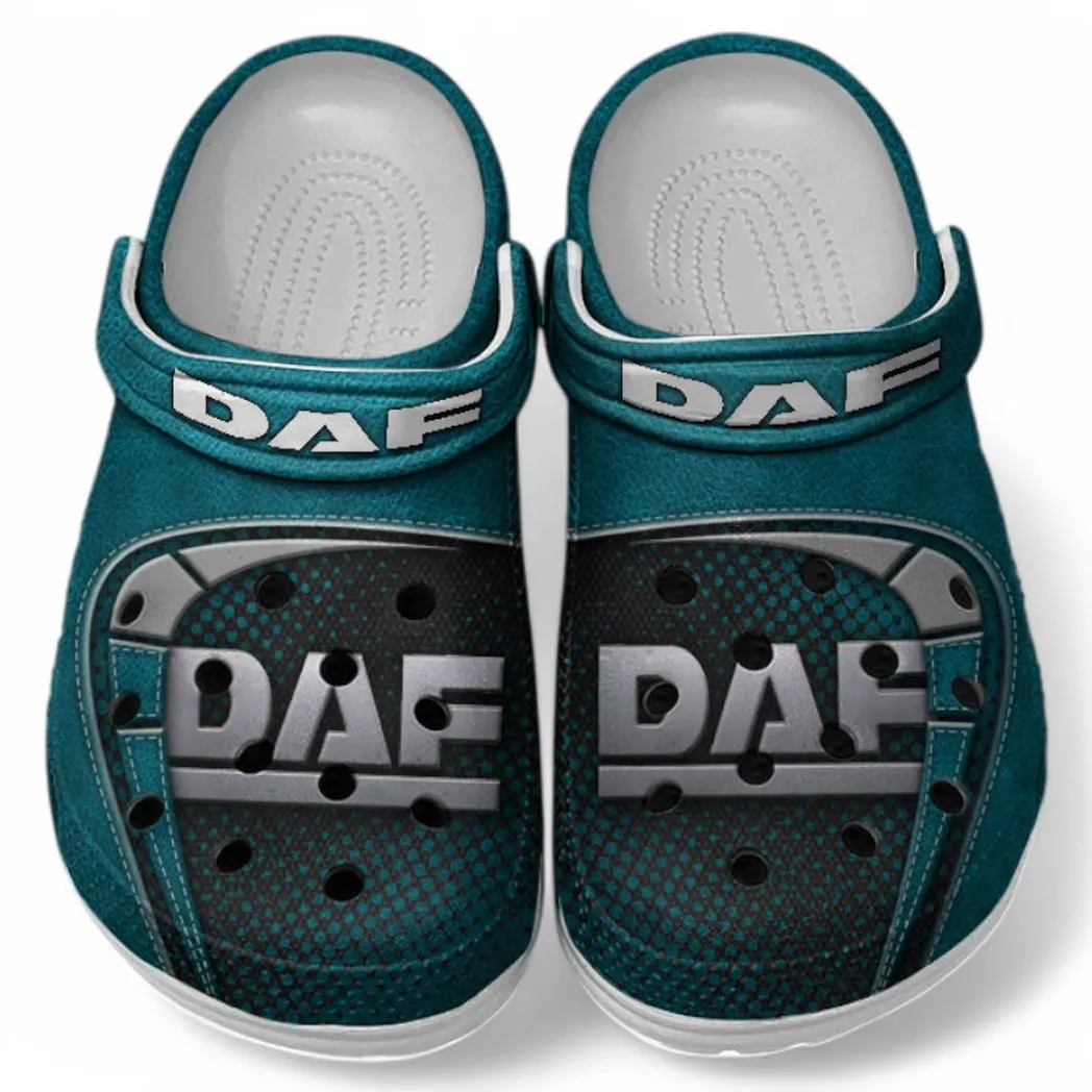 DAF Crocs Sandals For Men Women, Gift For DAF Fan CAR177031425579 - Cyan