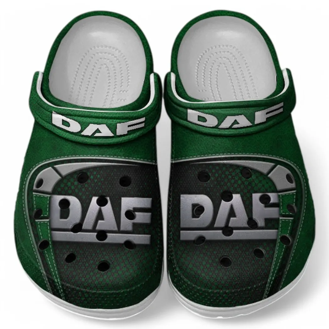 DAF Crocs Sandals For Men Women, Gift For DAF Fan CAR177031425579 - Green