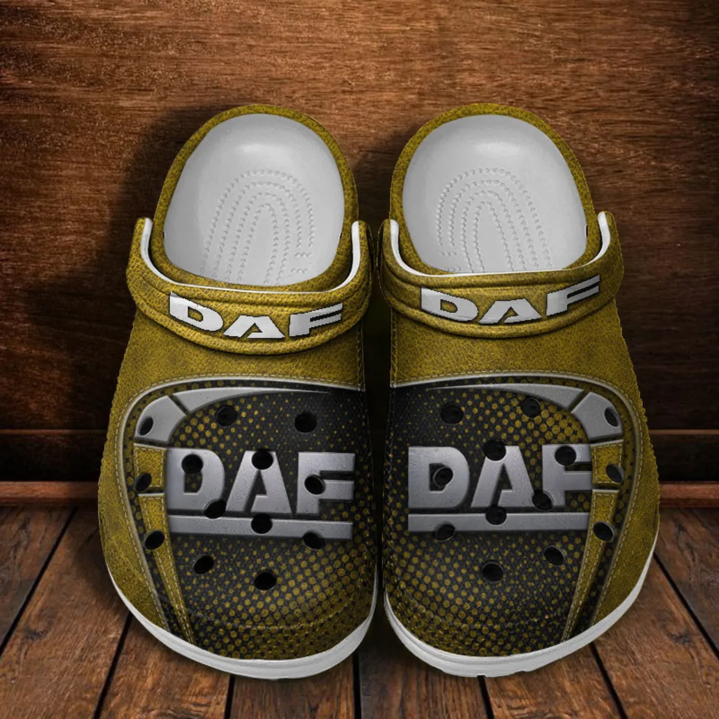daf crocs sandals for men women gift for daf fan car177031425579 yellow jzm5o