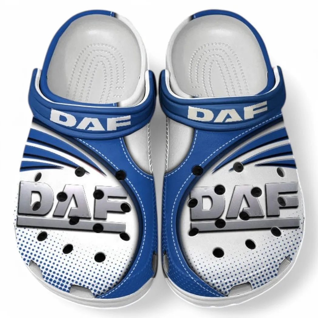 DAF Crocs Sandals For Men Women, Gift For DAF Fan CAR181031525724 - Blue