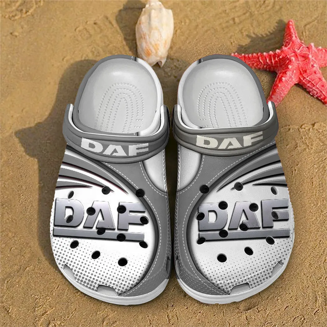 daf crocs sandals for men women gift for daf fan car181031525724 gray kuctv