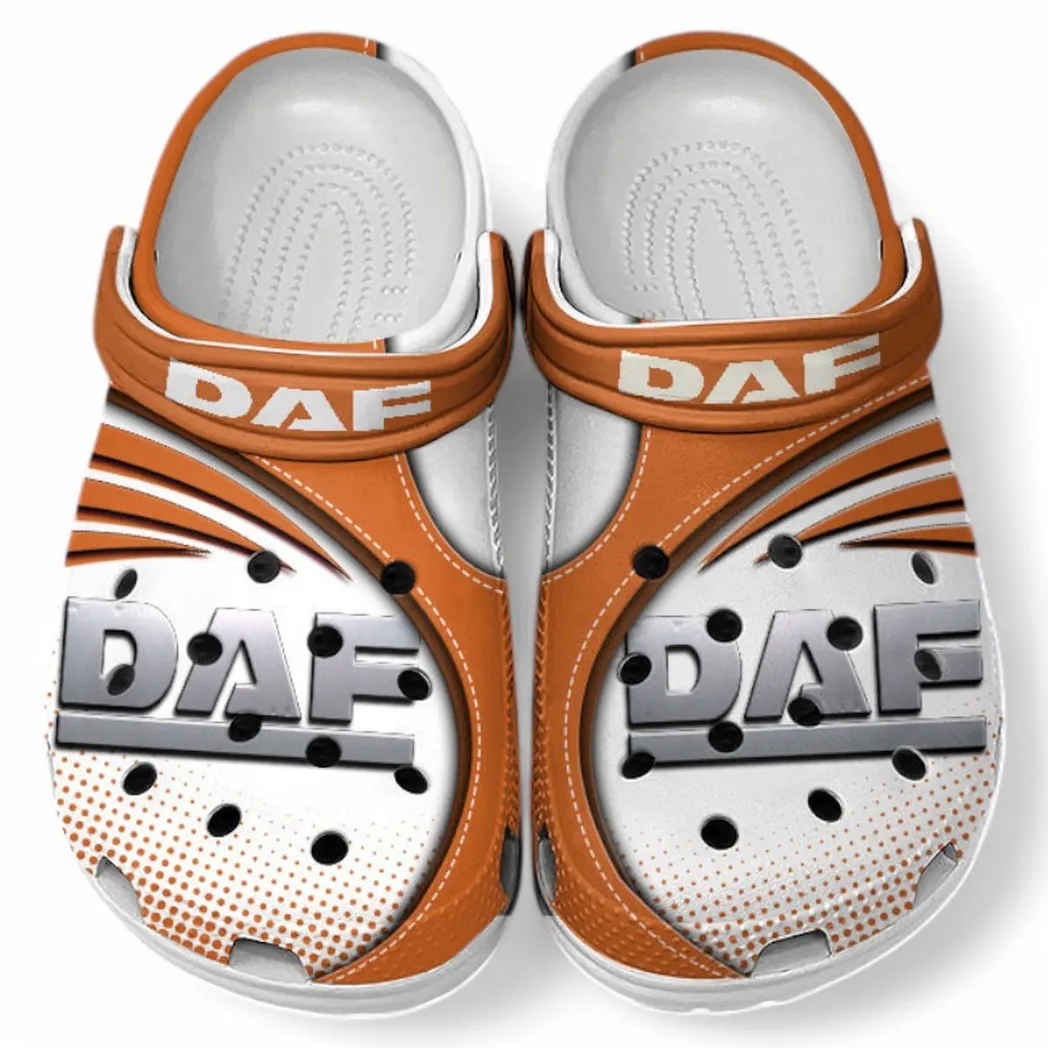 DAF Crocs Sandals For Men Women, Gift For DAF Fan CAR181031525724 - Orange