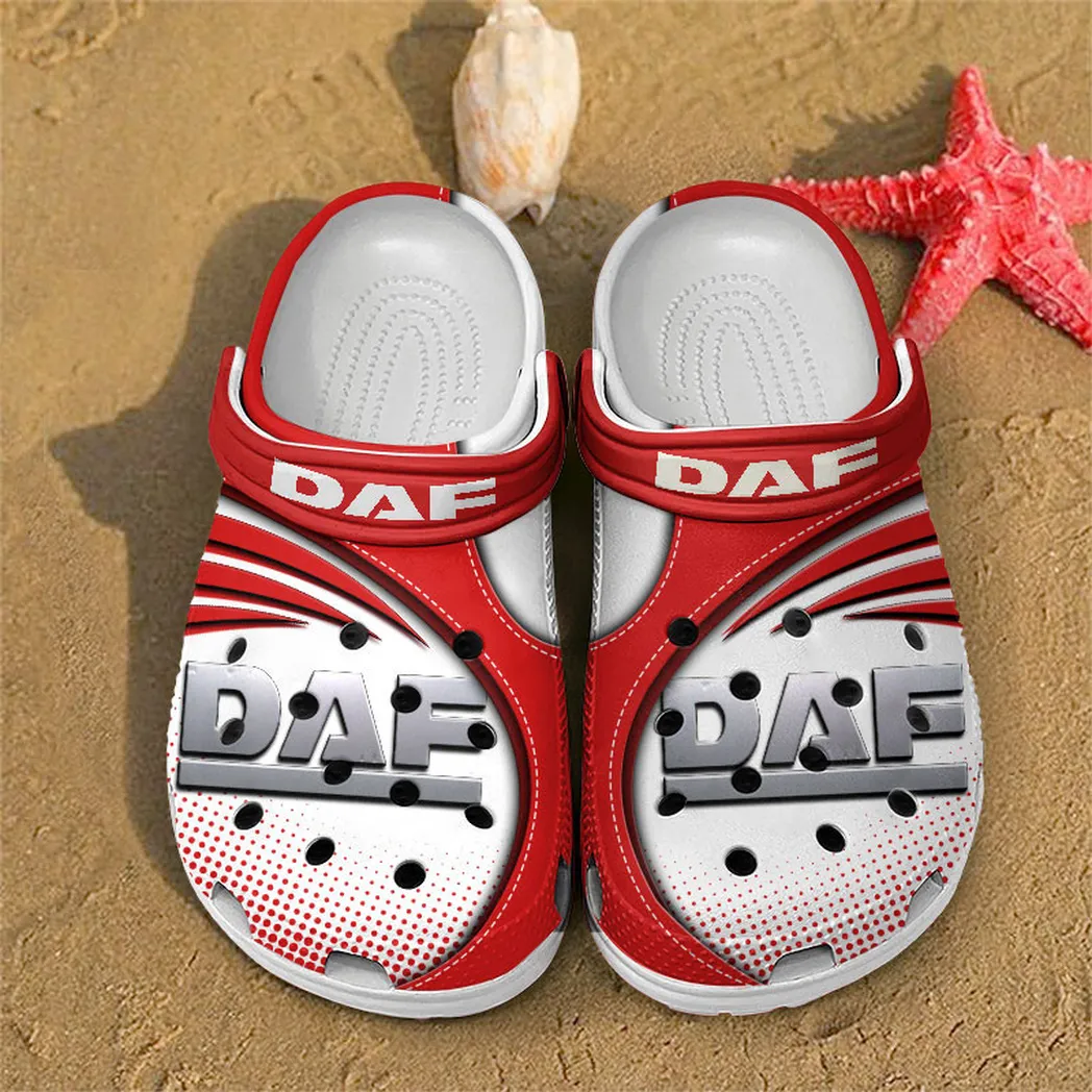 daf crocs sandals for men women gift for daf fan car181031525724 red cipay