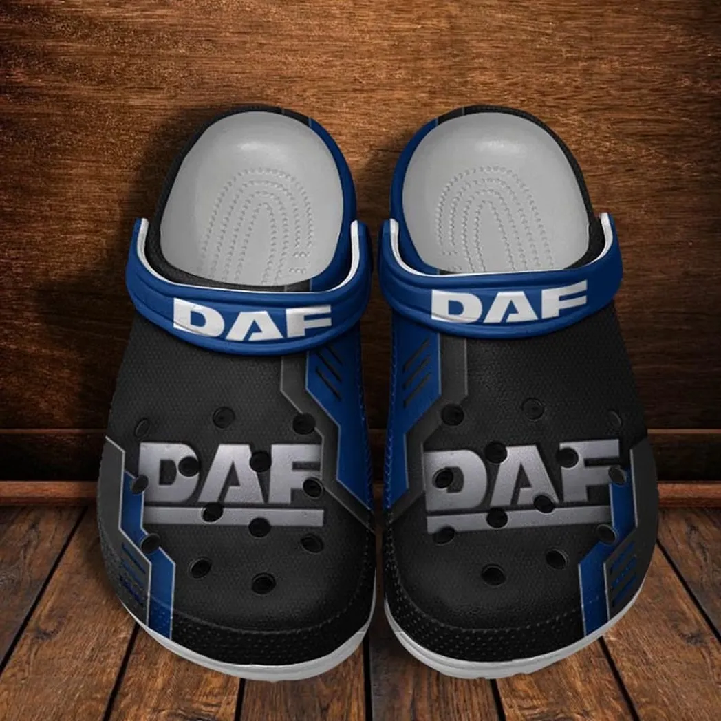 daf crocs shoes clogs men women gift for daf fan car185031525260 blue suoee