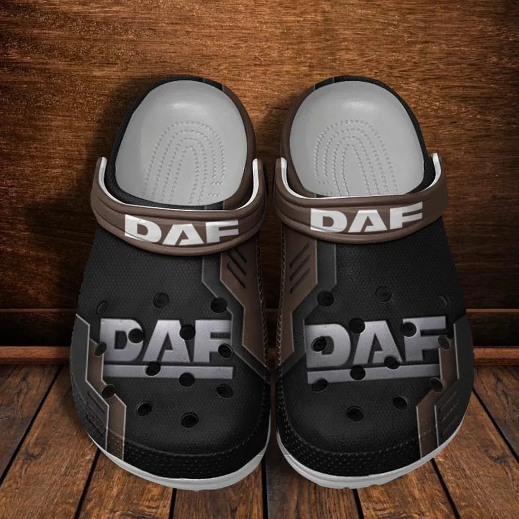 daf crocs shoes clogs men women gift for daf fan car185031525260 brown 56ypm