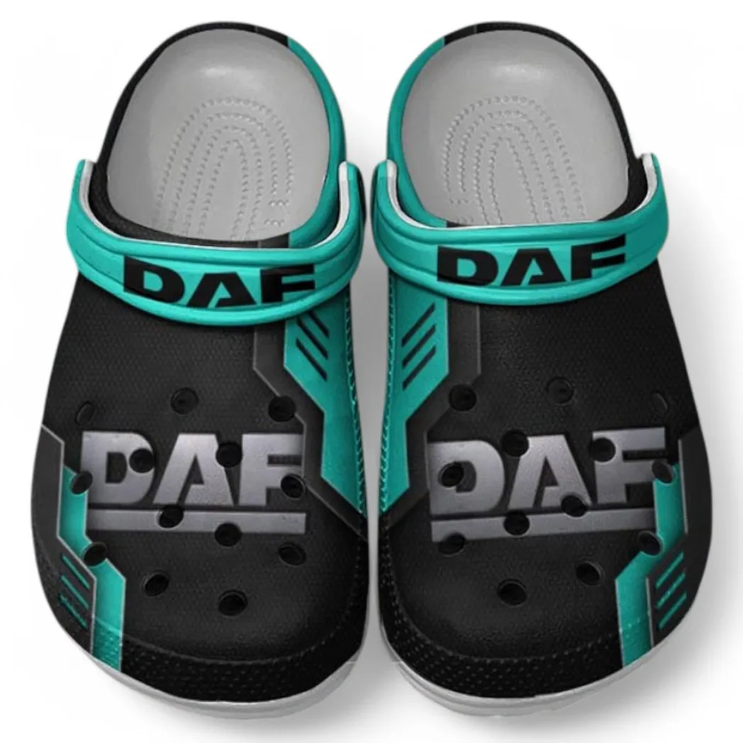 DAF Crocs Shoes, Clogs Men Women, Gift For DAF Fan CAR185031525260 - Cyan