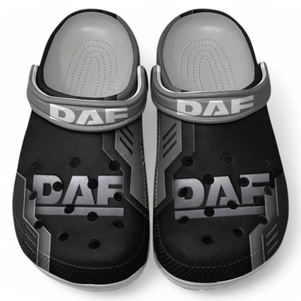 DAF Crocs Shoes, Clogs Men Women, Gift For DAF Fan CAR185031525260 - Gray