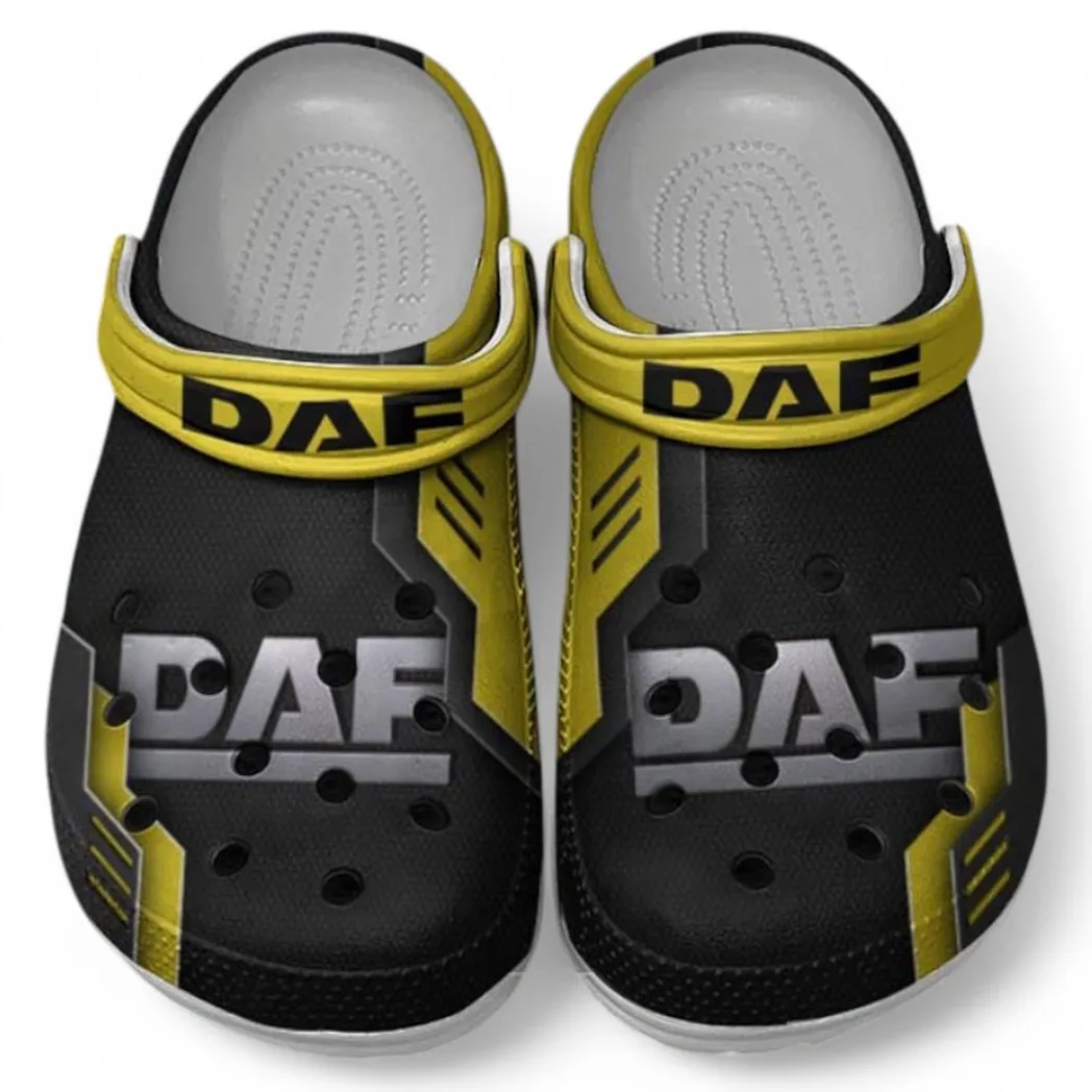 daf crocs shoes clogs men women gift for daf fan car185031525260 yellow wugny