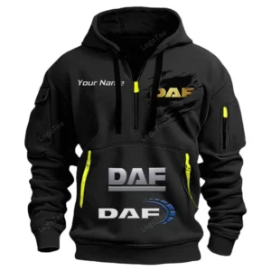 daf half zip hoodie car113021425830 best gift for him husband boyfriend black mmo0s