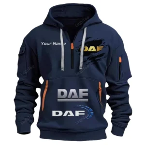 daf half zip hoodie car113021425830 best gift for him husband boyfriend navy cwtdh
