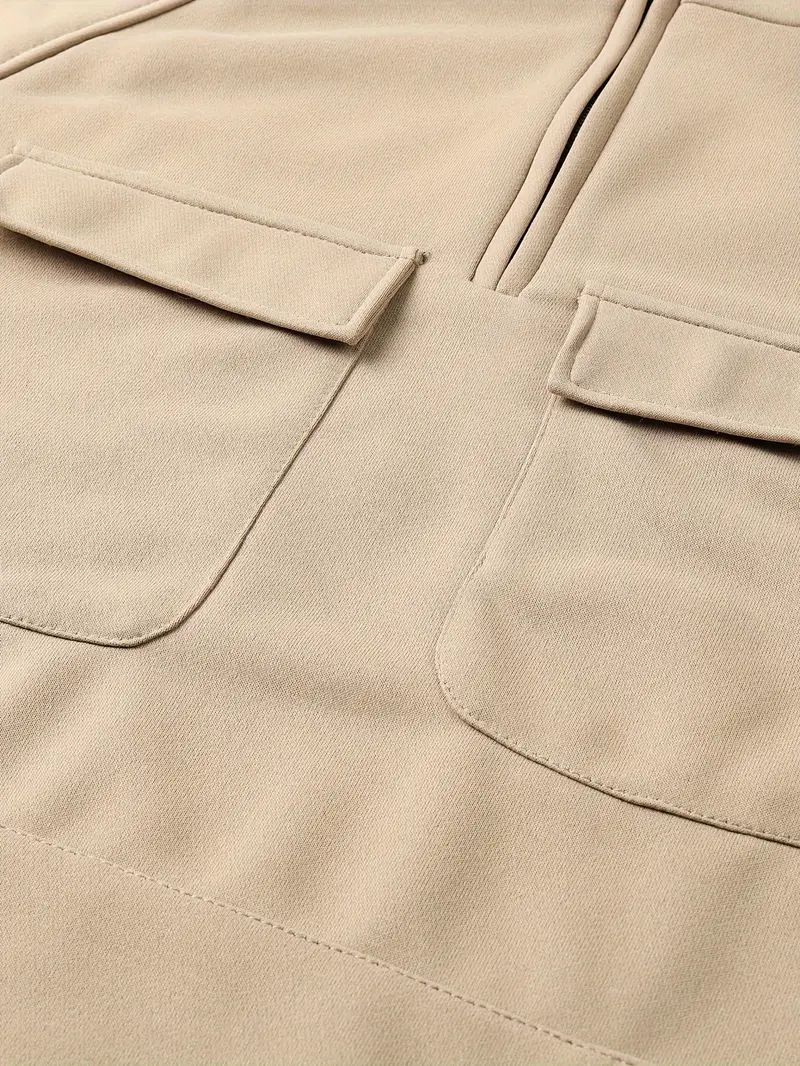 DAF Tactical Quarter Zip Hoodie, Gift For DAF Lovers, Gift For Him, Husband, Boyfriend - Khaki CAR96021425736-4 daf tactical quarter zip hoodie gift for daf lovers gift for him husband boyfriend khaki car96021425736 4