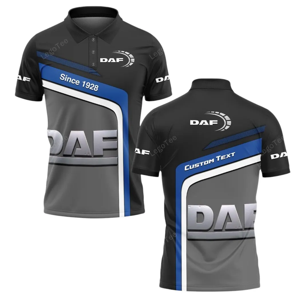 daf truck polo shirt gift for daf truck lovers gift for him husband boyfriend car11103032518 o75tl