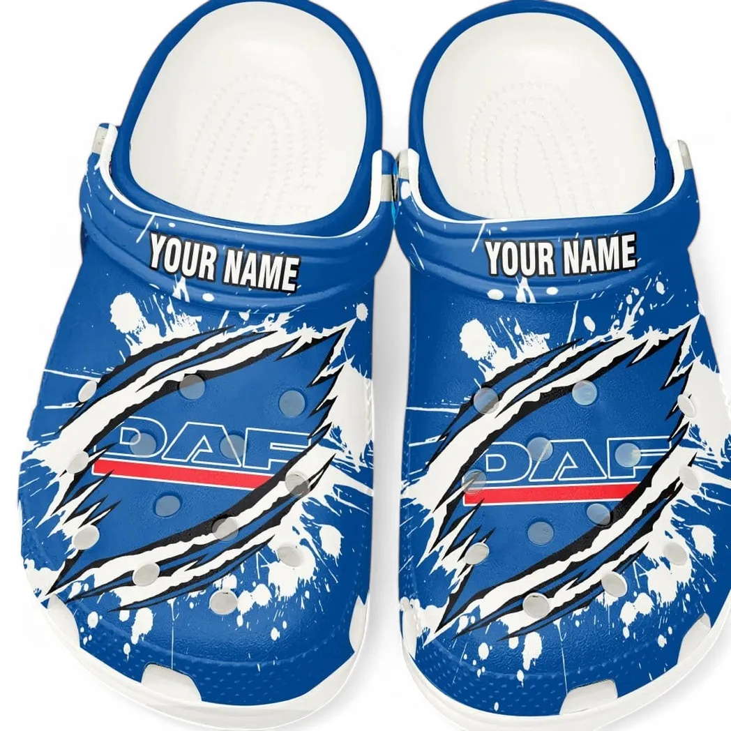 daf trucks crocs gift for daf trucks lovers gift for him husband boyfriend car5602192521 white 304eb