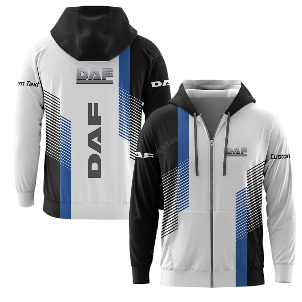 daf trucks zipper hoodie gift for daf trucks lovers gift for him husband boyfriend car10703122519 lvbid
