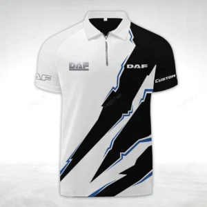 daf zipper polo shirt gift for daf lovers gift for gift for him husband boyfriend car128021025078 slvfg