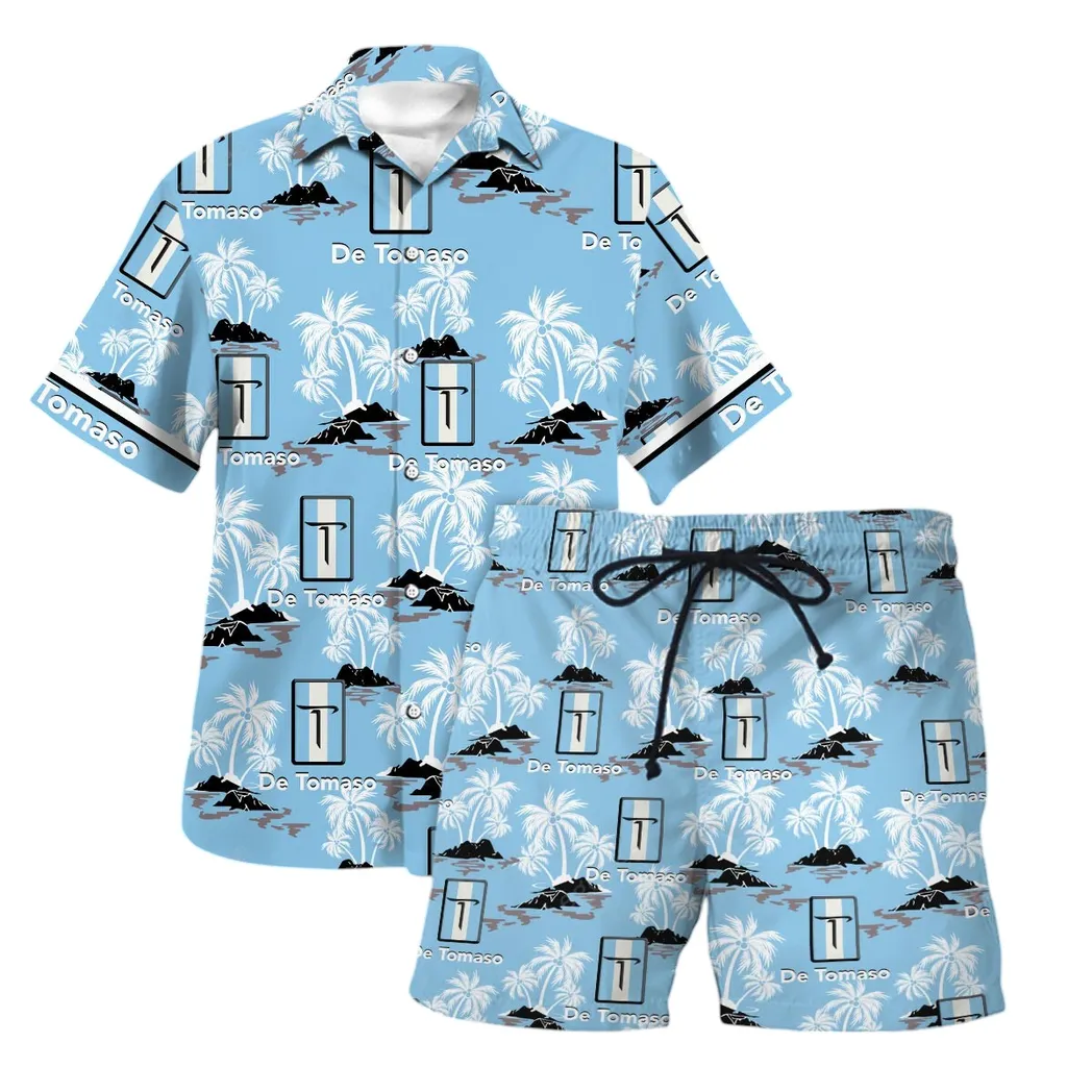 de tomaso hawaiian shirt set for men gift for de tomaso lovers gift for him husband boyfriend car144021125474 1