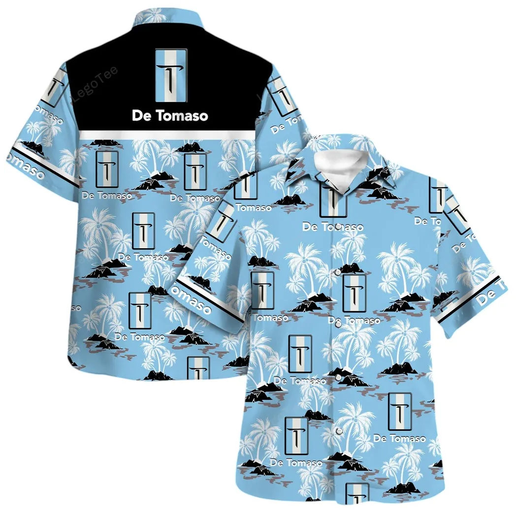 de tomaso hawaiian shirt set for men gift for de tomaso lovers gift for him husband boyfriend car144021125474 1