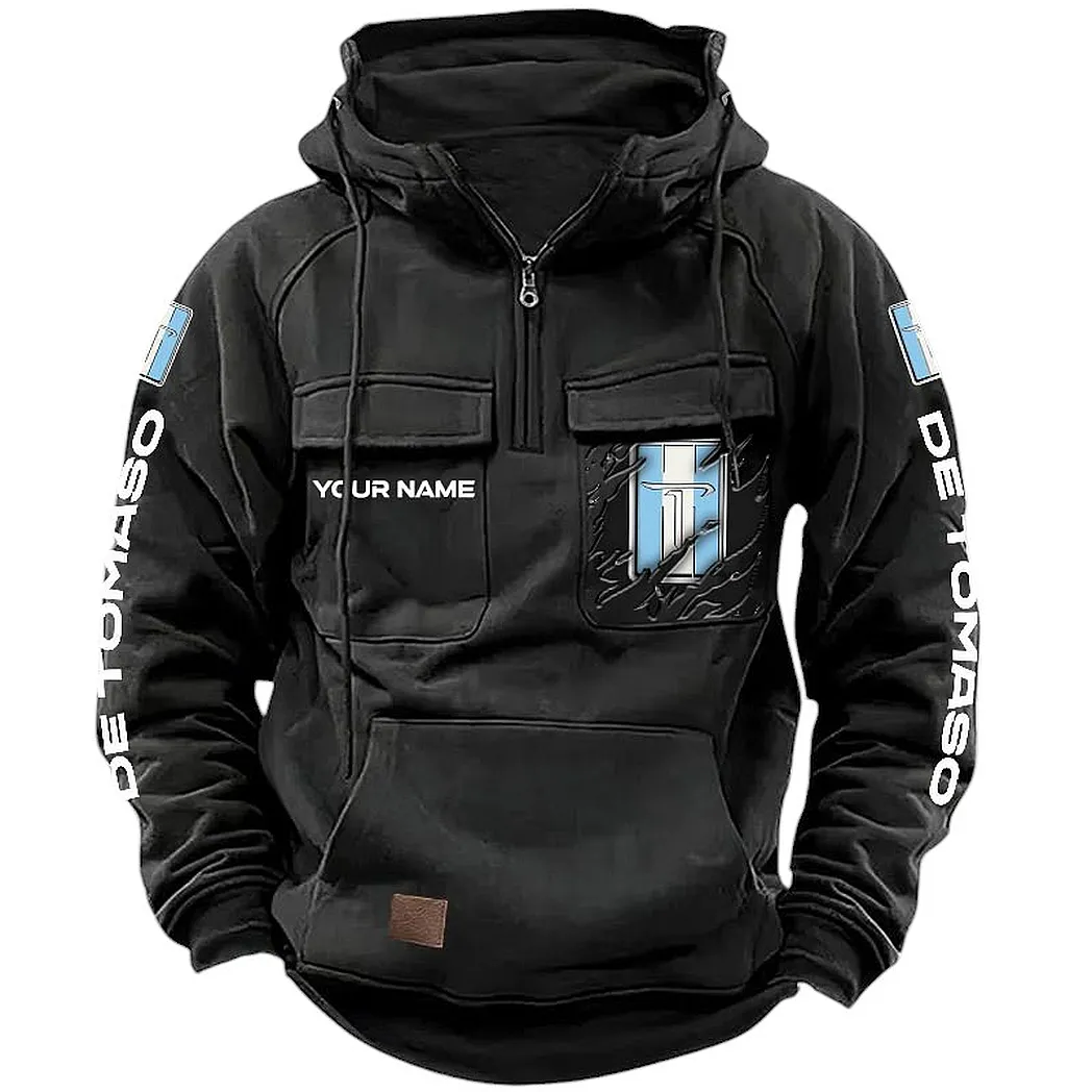 de tomaso hoodie tactical quarter zip gift for de tomaso lovers car164022425151 black pctqt
