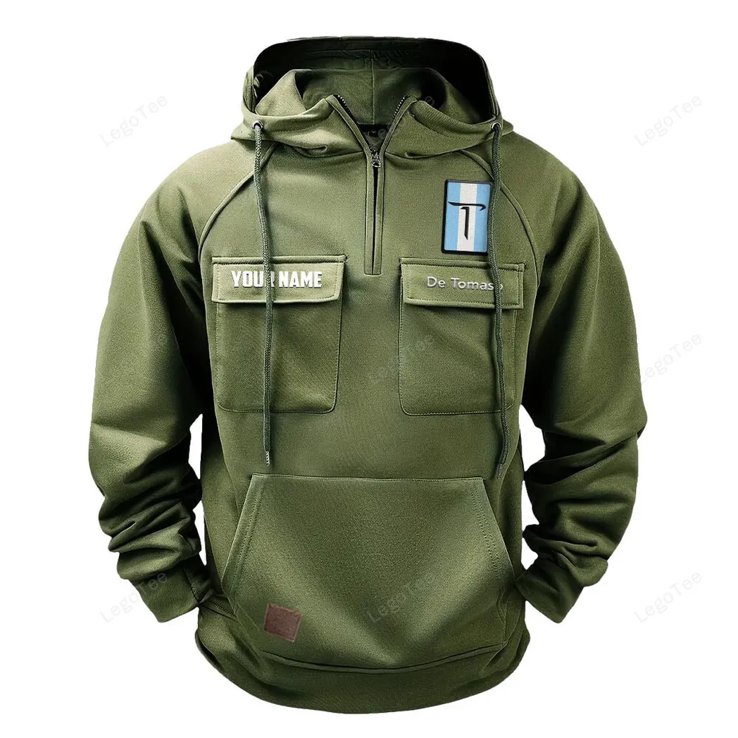 de tomaso tactical quarter zip hoodie gift for de tomaso lovers gift for him husband boyfriend army green car109021425366 1 ojejh