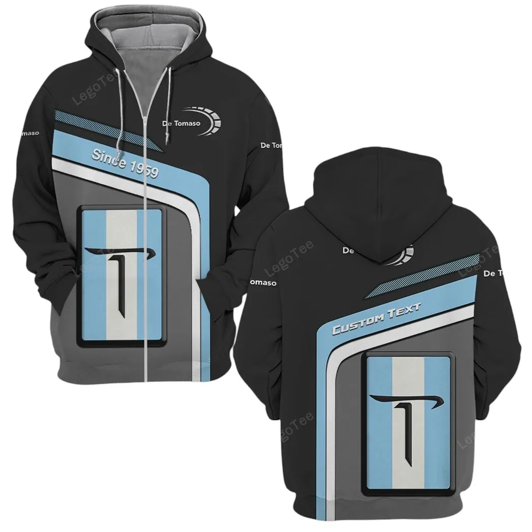 De Tomaso Zipper Hoodie, Gift For De Tomaso Lovers, Gift For Him, Husband, Boyfriend CAR11103032519
