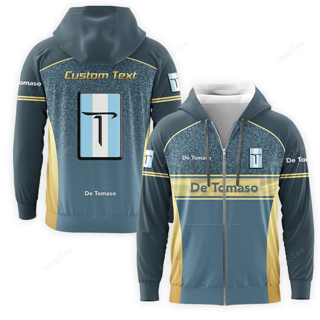 De Tomaso Zipper Hoodie, Gift For De Tomaso Lovers, Gift For Him, Husband, Boyfriend CAR137021325939-6