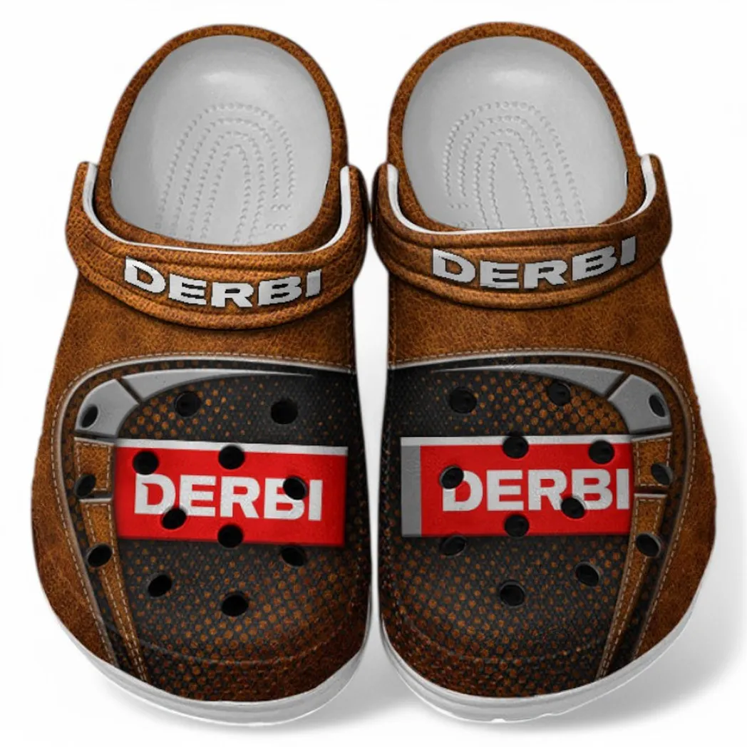 Derbi Crocs Shoes, Clogs Men Women, Gift For Derbi Fan CAR183031725134 - Orange