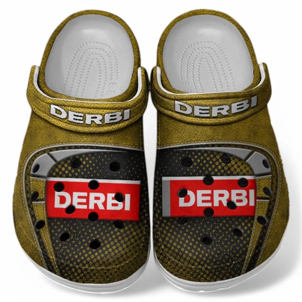 Derbi Crocs Shoes, Clogs Men Women, Gift For Derbi Fan CAR183031725134 - Yellow