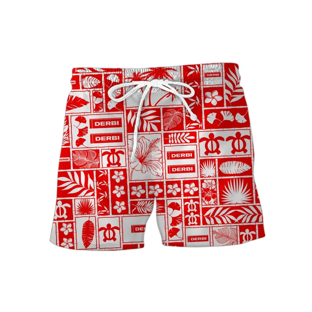 Derbi Motorcycles Hawaiian Shorts MOTOR35021425043, Gift For Derbi Motorcycles Lovers, Gift For Him, Husband, Boyfriend