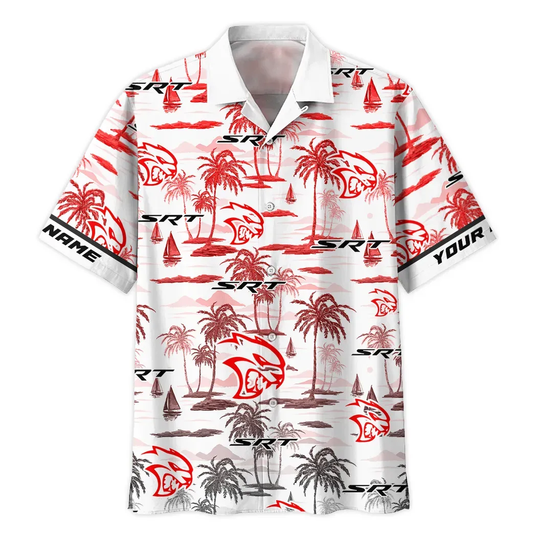 dodge challenger hellcat custom hawaiian shirt for men gift for dodge challenger hellcat fan car205031225679