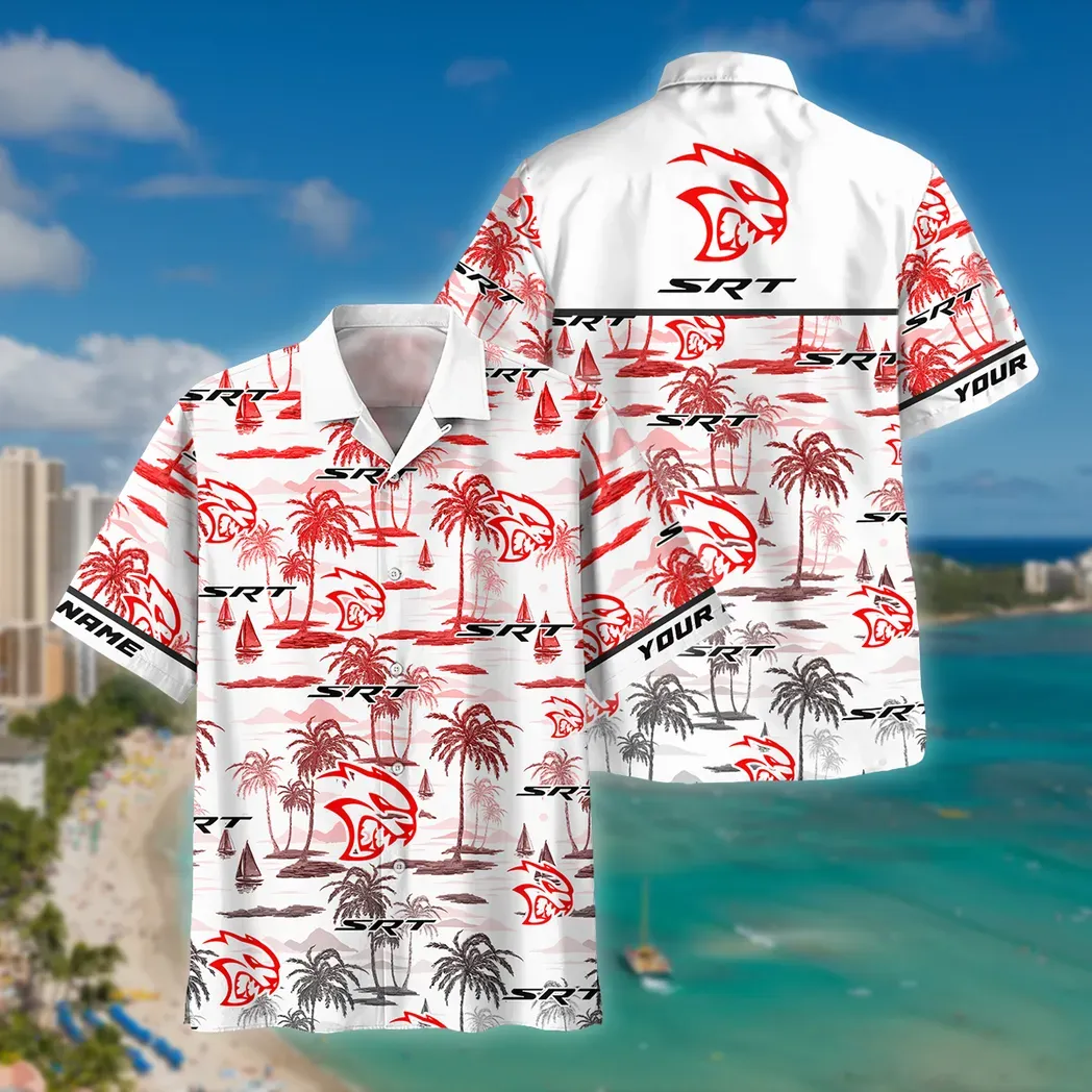 dodge challenger hellcat custom hawaiian shirt for men gift for dodge challenger hellcat fan car205031225679 ze6yh