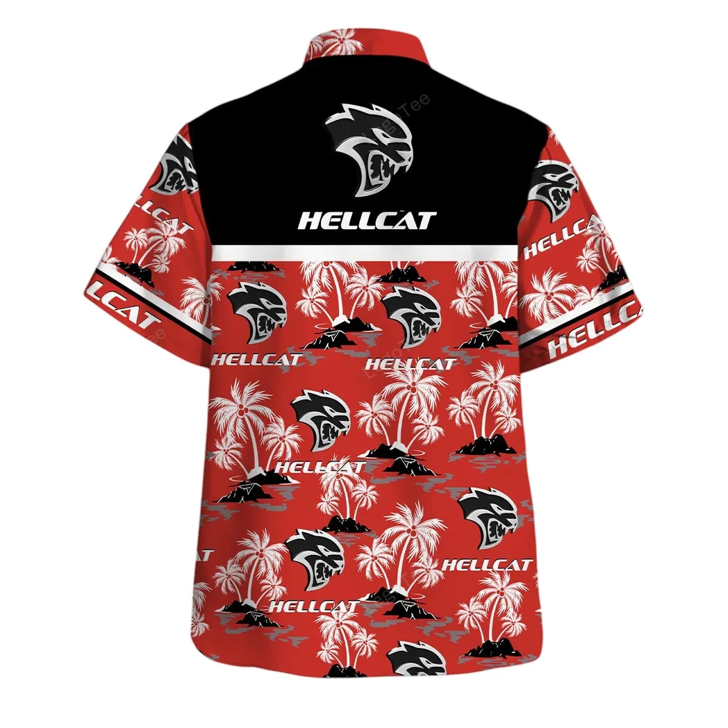 dodge challenger hellcat hawaiian shirt set for men gift for dodge challenger hellcat lovers gift for him husband boyfriend car144021125524 1 qvyb7