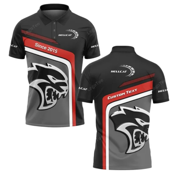 dodge challenger hellcat polo shirt gift for dodge challenger hellcat lovers gift for him husband boyfriend car11103032529 y9wt5