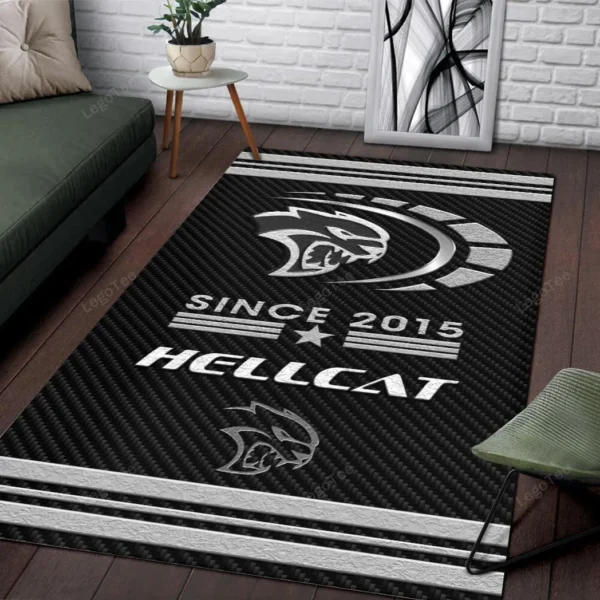 dodge challenger hellcat rug gift for dodge challenger hellcat lovers gift for him husband boyfriend car125021325621 soncv