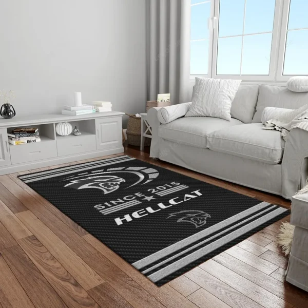 dodge challenger hellcat rug gift for dodge challenger hellcat lovers gift for him husband boyfriend car125021325621 w69kl