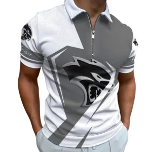 dodge challenger zipper polo shirt gift for dodge challenger lovers gift for him husband boyfriend car3202122548 qt1gi