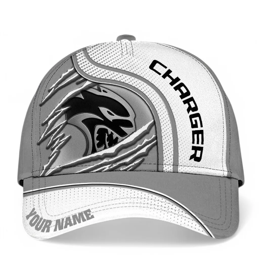 Dodge Charger Classic Cap, Gift For Dodge Charger Lovers, Gift For Him, Husband, Boyfriend CAR50021825026 - White