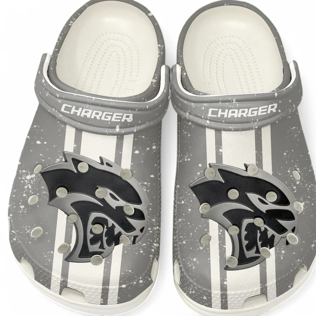 Dodge Charger Crocs, Gift For Dodge Charger Lovers, Gift For Him, Husband, Boyfriend CAR62022025066 - White